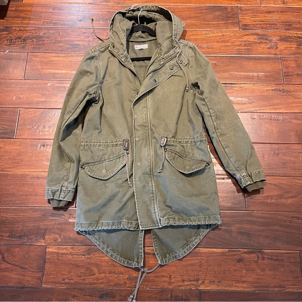 Green Charles & a half military jacket/coat S